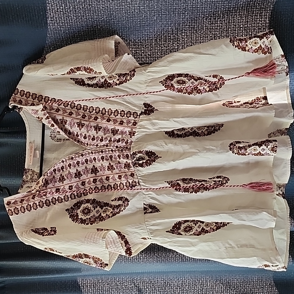 Women's Knox Rose Bohemian Style Top Size M